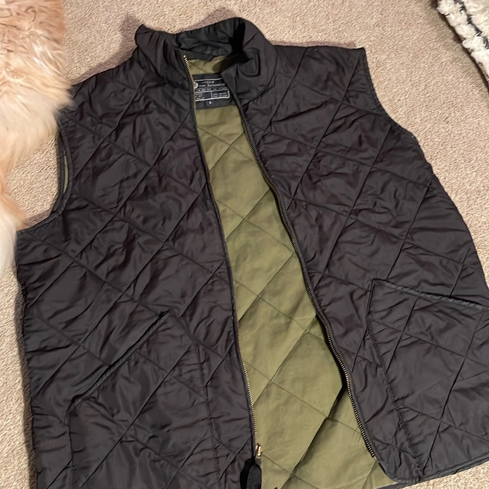J crew quilted vest